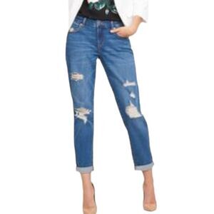 Dynamite Denim Cara Distressed Relaxed Skinny  Jean